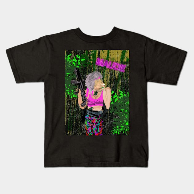 maude Kids T-Shirt by Charlie77